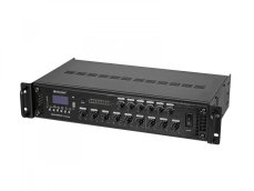 Omnitronic MAVZ-240.6P, 100V 6-zónový mixážní zesilovač, MP3/USB/SD/BT, 240W