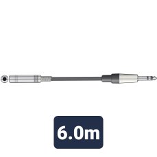 Citronic S6J-EXT600, kabel stereo Jack samec/stereo Jack samice, 6m