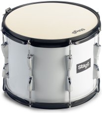 Stagg MATD-1412, pochodový buben tenorový 14" x 12", bílý Stagg MATD-1412, pochodový buben tenorový 14" x 12", bílý