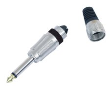 Omnitronic Jack 6,3mm mono ROAD, černý, balení 10ks