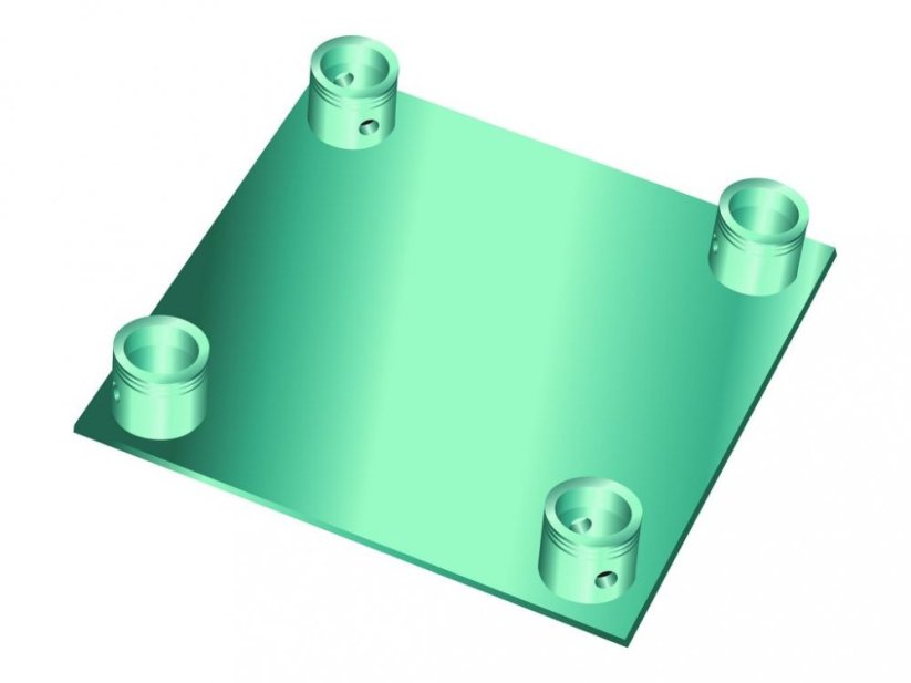 Alutruss Quadlock koncová deska QQGP