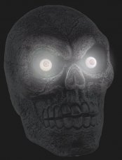 Halloween lebka, 32x24x30 cm s LED