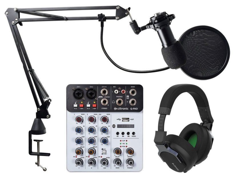 Citronic Q-PADKIT, set domácího studia