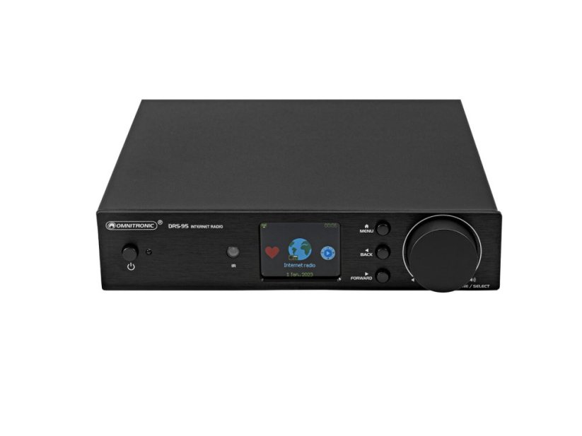 Omnitronic DRS-95, internetové rádio s DAB+ a Bluetooth