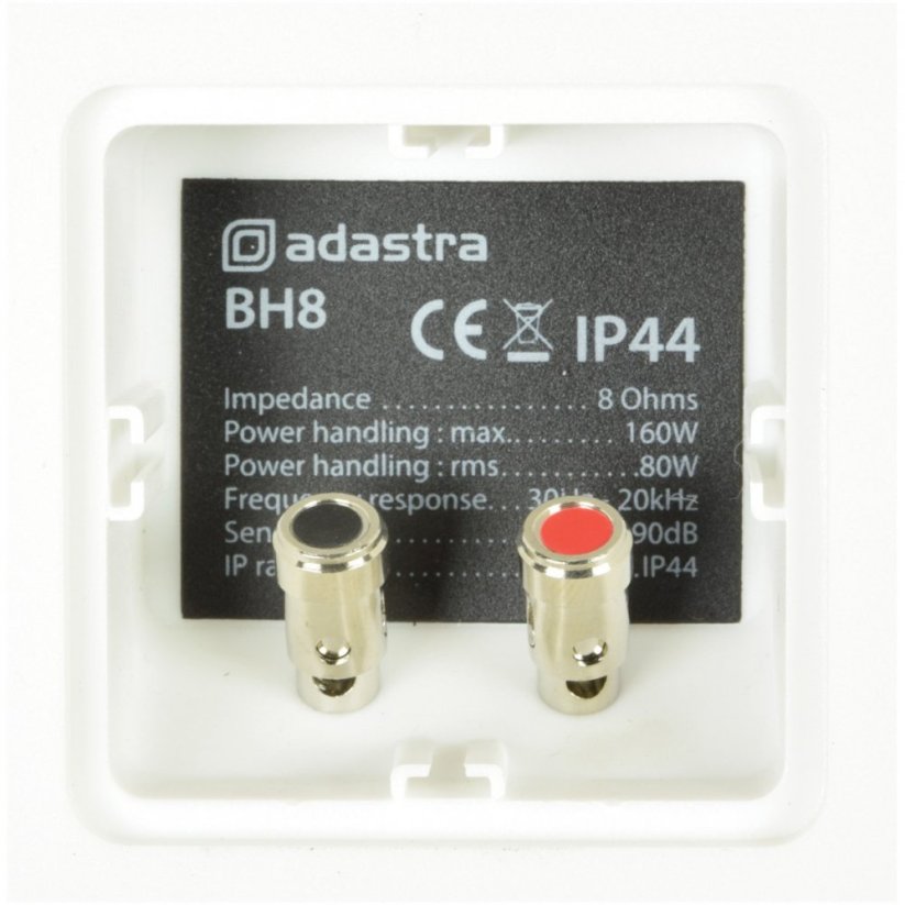 Adastra BH8-W, pasivní 8" reproboxy 160W, bílé, cena/pár