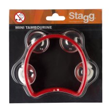 Stagg TAB-MINI/RD, mini tamburína červená