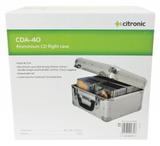 Citronic CDA-40 Hliníkový přepravní kufr na CD