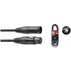 Stagg SDX5, DMX kabel 3-pin XLR/XLR, 5 m