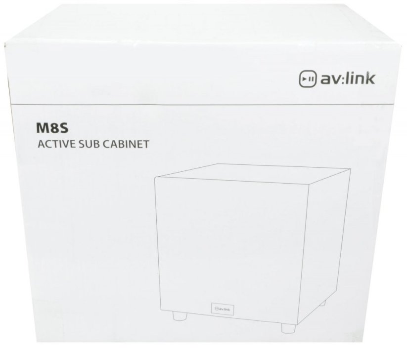 AV:link M8S aktivní 8" subwoofer, 100W