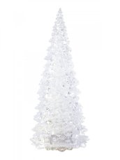 LED umělý vánoční stromek velký, 28 cm