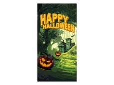 Halloween Banner, Strašidelný les, 90x180cm Halloween Banner, Strašidelný les, 90x180cm