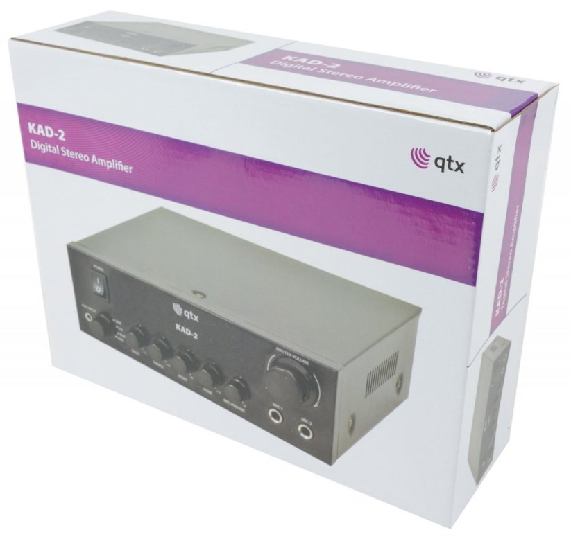 QTX KAD-2 digitální stereo zesilovač, 2x40W