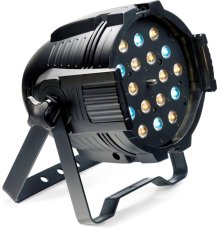 Stagg LED PAR MLZ-18x3W studená/teplá bílá DMX černý, LED reflektor
