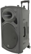 QTX QR15PA, mobilní 15" zvukový systém BT/USB/SD/FM/2xUHF/TWS, 50+50W