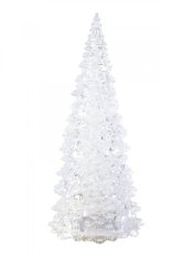 LED RGB umělý vánoční stromek střední, 23,5 cm