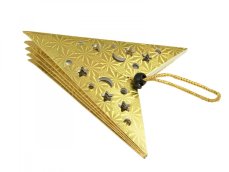 Star Lantern, papírová hvězda 40cm, zlatá