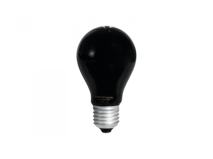 Omnilux UV A19 žárovka 75W E-27