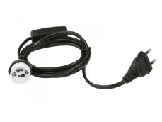 EUROLITE GU-10 Zásuvkový napájecí kabel, zástrčka, vypínač EUROLITE GU-10 Zásuvkový napájecí kabel, zástrčka, vypínač