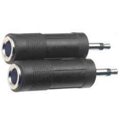 Stagg AC-PFJMH, redukce samice jack 1/4" - mini jack, 2ks Stagg AC-PFJMH, redukce samice jack 1/4" - mini jack, 2ks