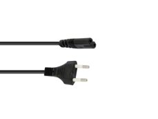 OMNITRONIC Euro napájecí kabel 1,5m bk OMNITRONIC Euro napájecí kabel 1,5m bk