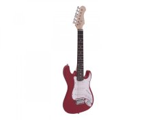 Dimavery J-350, elektrická kytara pro děti, červená