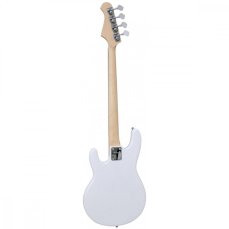 Dimavery MM-501, elektrická baskytara, bílá