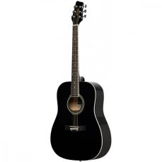 Stagg SA20D LH-BK, akustická kytara typu Dreadnought, levoruká Stagg SA20D LH-BK, akustická kytara typu Dreadnought, levoruká