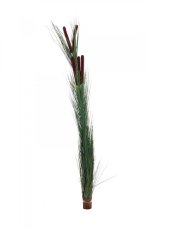 Europalms rákos s orobincem, tmavě zelený, umělý, 152 cm