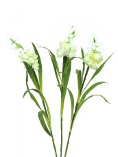 EUROPALMS Sada arum, 3 větve s LED bílé 85cm