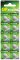 GP baterie LR44 (A76) 1.5V alkalická, 10 kusů, 125mAh