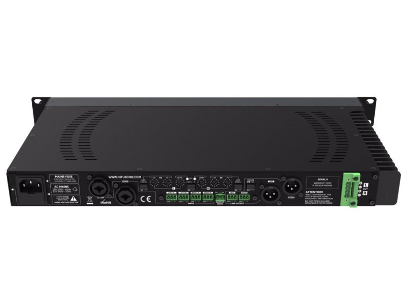 INTUSONIC INTUFORCE 2SDL160, zesilovač třídy-D 2x 150W