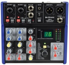 Citronic CSD-4 Kompaktní mixážní pult s Bluetooth a DSP