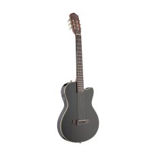 Angel Lopez EC3000CBK, elektroakustická klasická kytara, černá