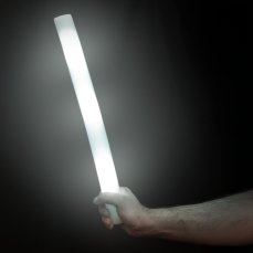 Pěnová tyč s LED světlem, balení 10 kusů, bílá 