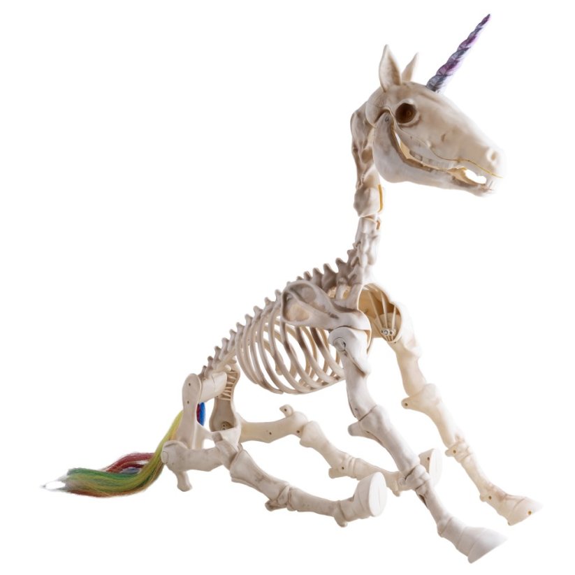 Halloween kostra jednorožce, 60 cm