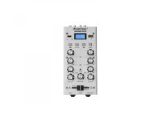 Omnitronic GNOME-202P, 2-kanálový, USB, MP3, Bluetooth, stříbrný