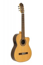 Angel Lopez MAZUELO CR-CE, elektroakustická klasická kytara 4/4, přírodní
