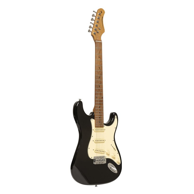 Stagg SES-55 BLK, elektrická kytara, černá