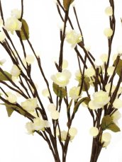 Camelie, s bílými LED diodami, 50 cm