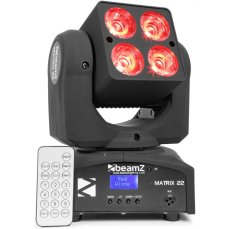 Beamz LED otočná hlavice Matrix 22, 4x 10W QCL CREE, IR, DMX - rozbaleno (SK150312) Beamz LED otočná hlavice Matrix 22, 4x 10W QCL CREE, IR, DMX - rozbaleno (SK150312)