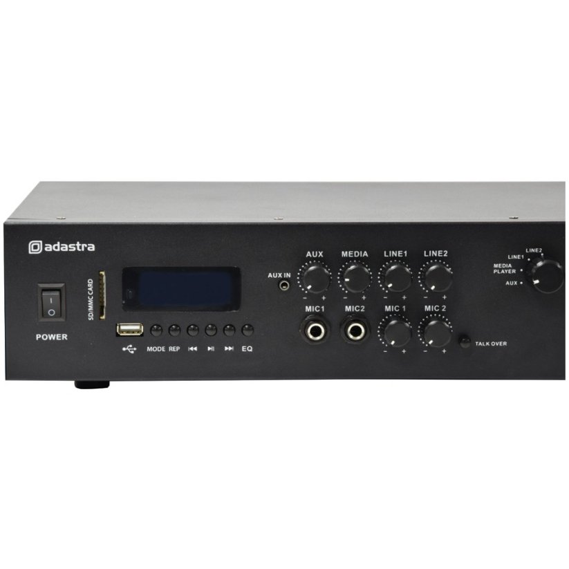 Adastra A2, stereo PA zesilovač, MP3/SD/USB/BT/FM, 2x 200W