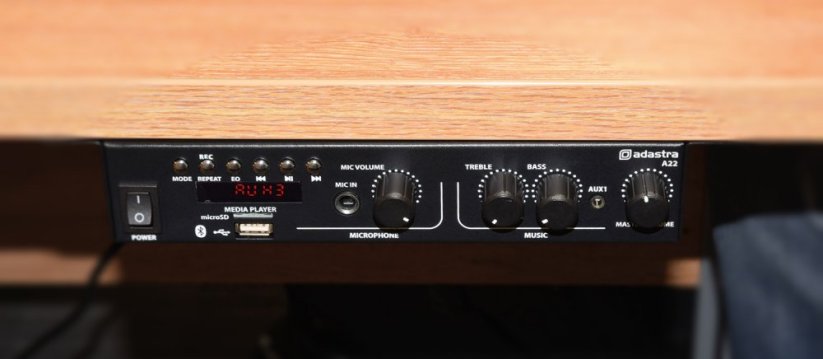 Adastra A22, stereo PA zesilovač MP3/BT/FM