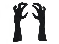 Halloween silueta rukou, 40 cm Halloween silueta rukou, 40 cm