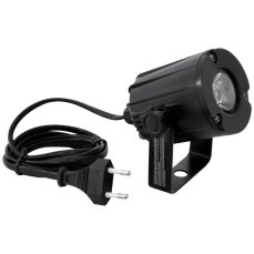 Eurolite LED spot 3W, 6000K, 6, černý, bodový reflektor - opraveno (51916000)