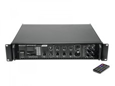 Omnitronic MPVZ-120.6P, 100V 6-zónový mixážní zesilovač, 120W, MP3