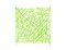 Paraván, vzor tyčinky, 29 x 29 cm, sada 4ks, zelená