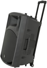 QTX QX15PA-PLUS, mobilní 15" zvukový systém MP3/BT/FM/2x UHF, 250W