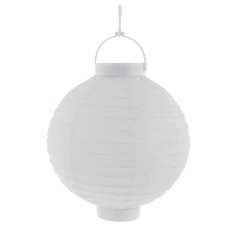 Lampion se světlem 20 cm, bílá Lampion se světlem 20 cm, bílá