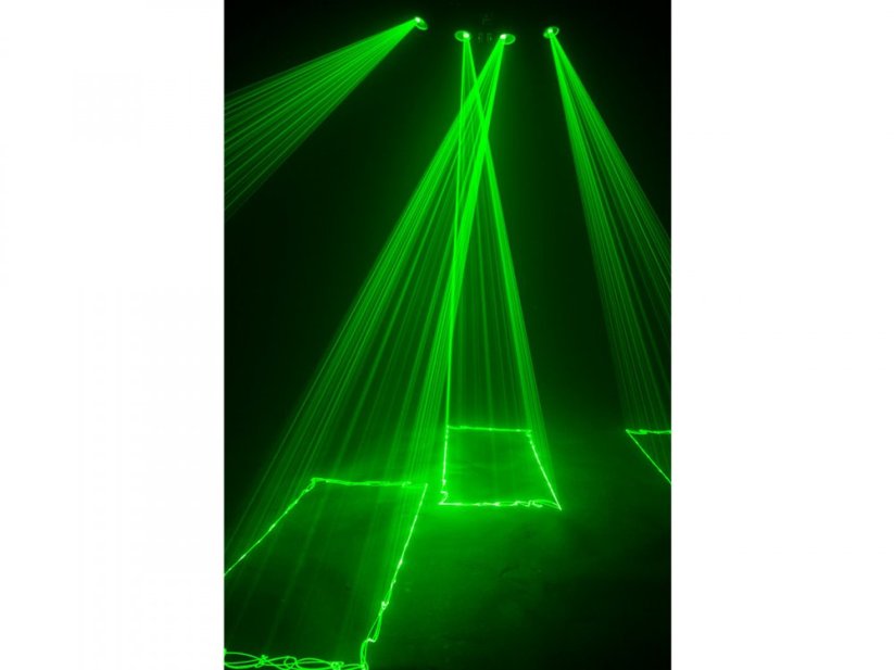 Laserworld EL-900RGB, laserový efekt 4v1, 900 mW, DMX
