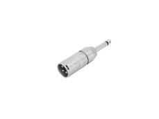 Redukce Neutrik NA2MP, XLR zástrčka - Jack 6,35mm mono Redukce Neutrik NA2MP, XLR zástrčka - Jack 6,35mm mono